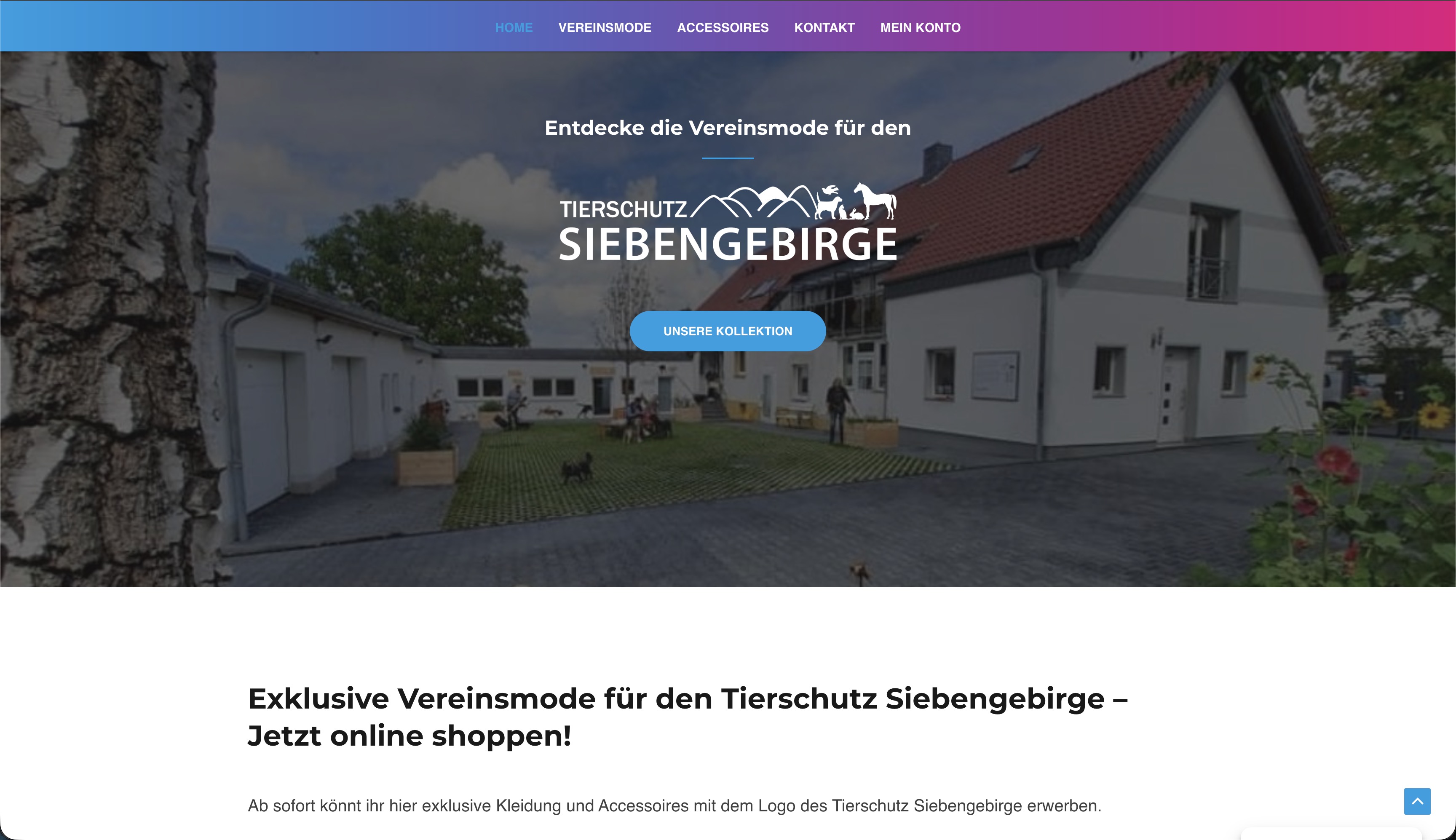 Tierschutz Siebengebirge Shop Vorschau